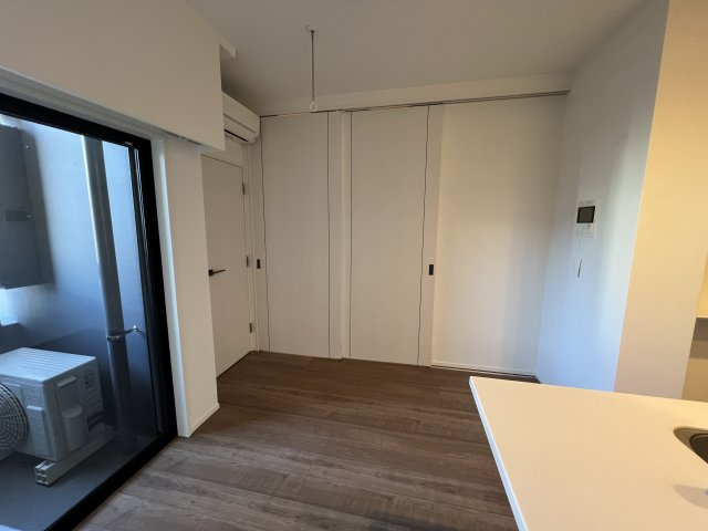 引き戸を閉めるとプライベート空間を切り離せます