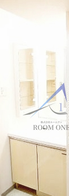 スカイコート蔵前の洗面所|洗面台です。