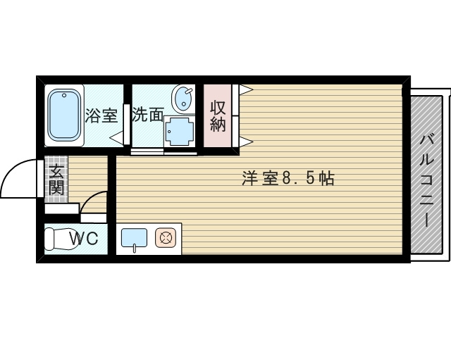 【間取り】 | シャーメゾン中野 | 間取り図