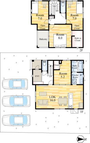 【間取り】の画像