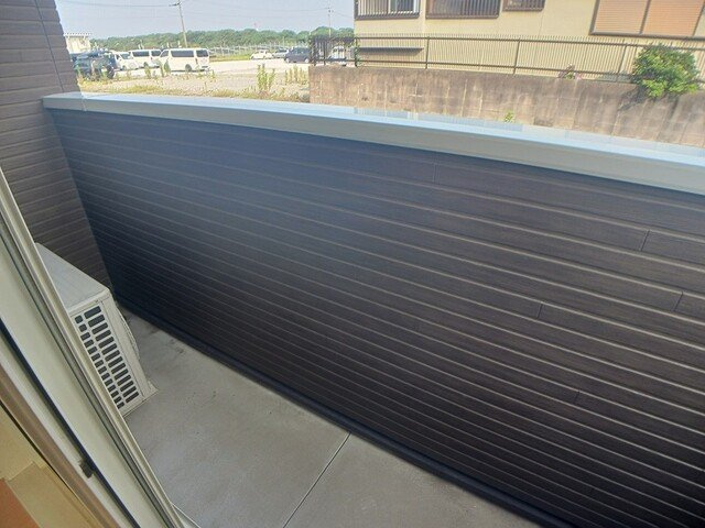 ピンズ本城のバルコニー