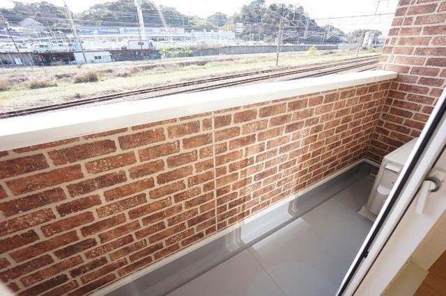 ソレアード陣原のバルコニー