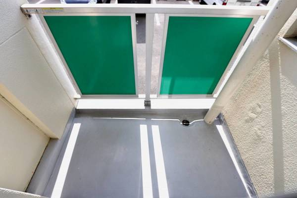 ビレッジハウス萩原2号棟のバルコニー|モデルルームの写真です