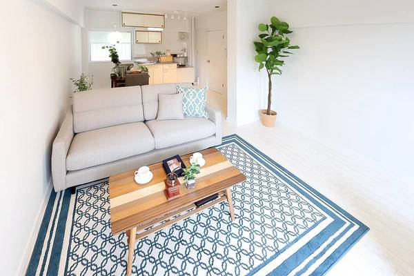 ビレッジハウス萩原2号棟の居間・リビング|モデルルームの写真です