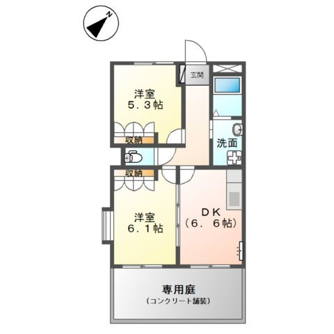 プロヴァンスの間取り