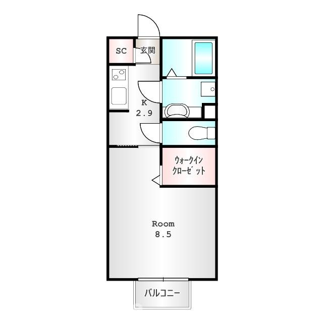 Healin’Grove　Ｓの間取り|他社様掲載物件もまとめてご紹介、ご案内可能です(^^)/