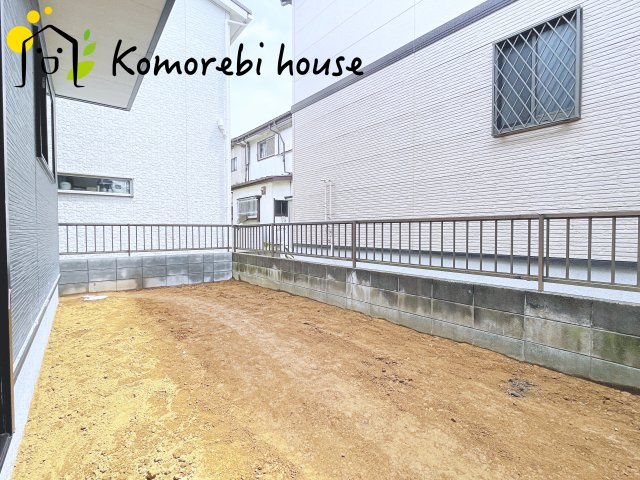 西区西新井　新築一戸建て　リーブルガーデン　01の庭|簡単な家庭菜園も楽しめるお庭です