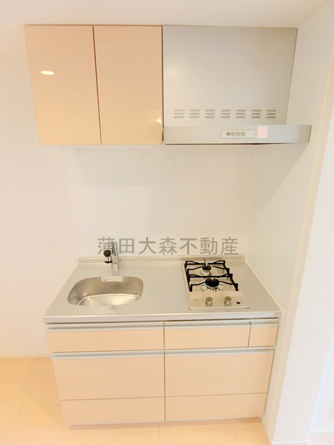 GRAN　PASEO大森北のキッチン|2口ガスコンロのシステムキッチン