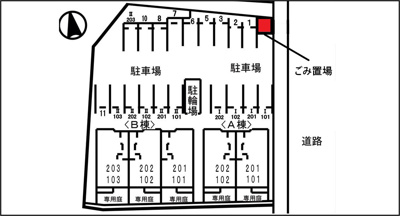 【区画図】 | ノース・グローブⅡ