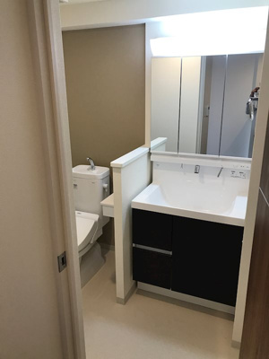 【洗面所】 | AKASHI ENTERPRISE | 洗面所です