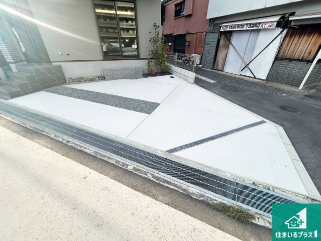 泉大津市菅原町　新築一戸建ての駐車場|駐車スペース！散水栓があるので、こまめに愛車を洗えます！
