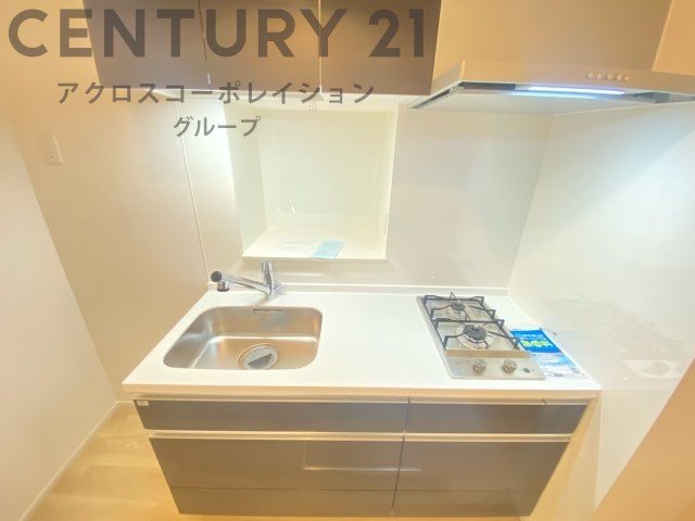 2口ガスコンロ付で機能的なキッチンです！