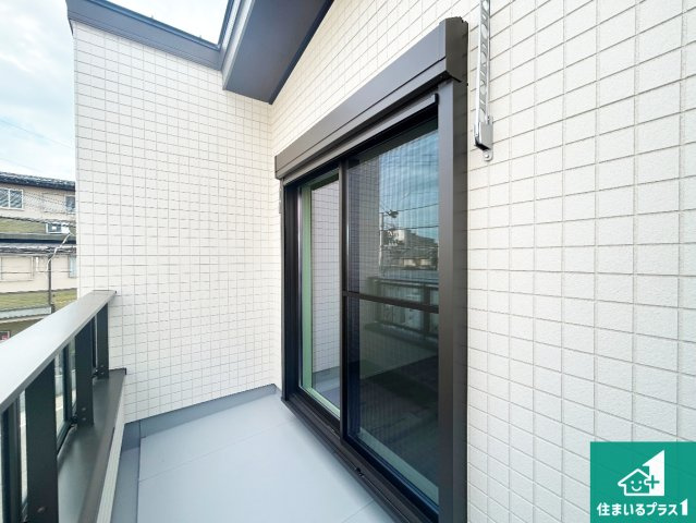 泉大津市菅原町　新築一戸建てのバルコニー|日当たりのよいバルコニー！お部屋が開放的に！