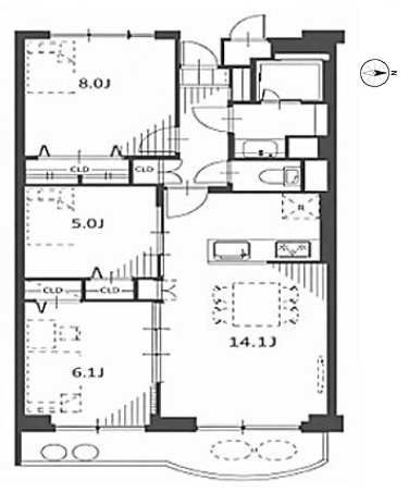 【間取り】 | S52152-ﾊｲﾂ白川