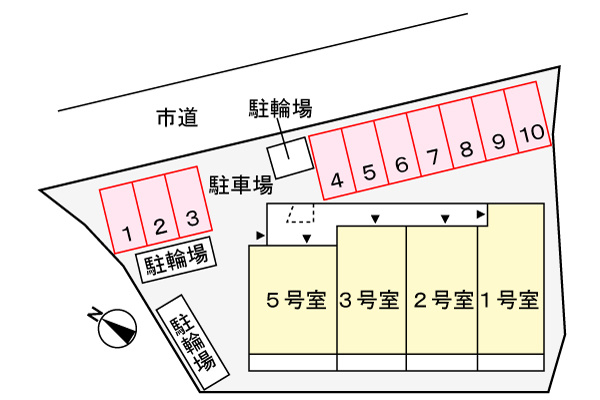 ブリ－ヴィアコ－トの区画図