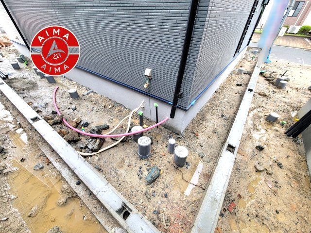 福岡市南区西長住2丁目第2-5棟（2号棟）の庭|お庭で自由な時間を過ごせます。