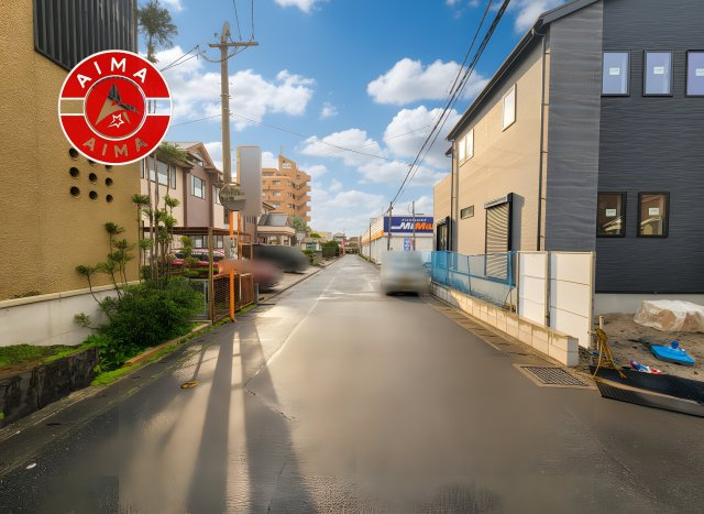 福岡市南区西長住2丁目第2-5棟（2号棟）の前面道路含む現地写真|見学の時間などお気軽にお問い合わせ下さい。
