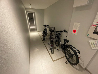 【その他共用部分】 | グランディスタ谷町9丁目 | 駐輪場です