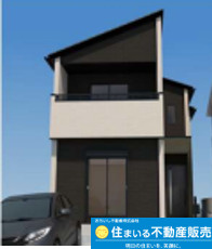 福岡市南区皿山４丁目３期　1号棟の外観パース