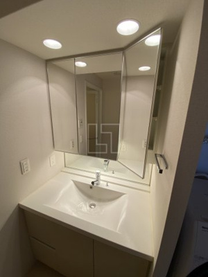 【洗面所】 | ブランズタワー南堀江 | ブランズタワー南堀江　ダブルボウル洗面台