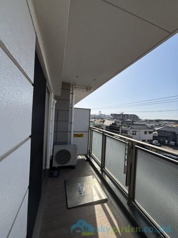 パテラスクエア平塚のバルコニー
