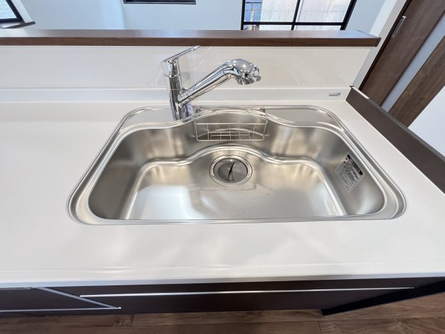 田原本町大字八尾のキッチン|清潔感のあるステンレスシンク