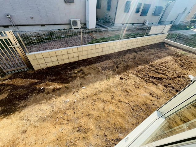 【Livele Garden】　栃木市大平町富田　第１５　全1邸の庭|〇庭〇
南側のお庭は陽当たり良好！BBQや家庭菜園を楽しむことができます♪
2026年3月撮影