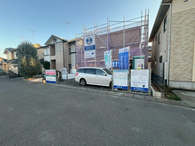 【Livele Garden】　栃木市大平町富田　第１５　全1邸の前面道路含む現地写真|○外観○
1棟現場！ぜひ、お気軽にご連絡ください♪
2026年1月撮影