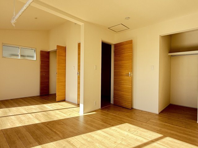 川越市笠幡　新築一戸建て　2号棟の収納|大きなスペースがあり、収納には困りません