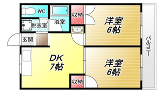 【間取り】 | ドゥエル志紀
