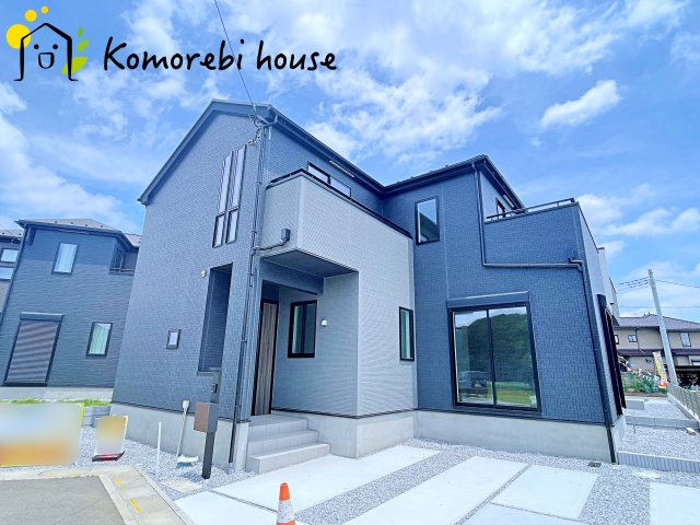 北本市下石戸下　5期　新築一戸建て　グラファーレ　02の外観|建物外観を気になさる方へ、見た目の良い物件です