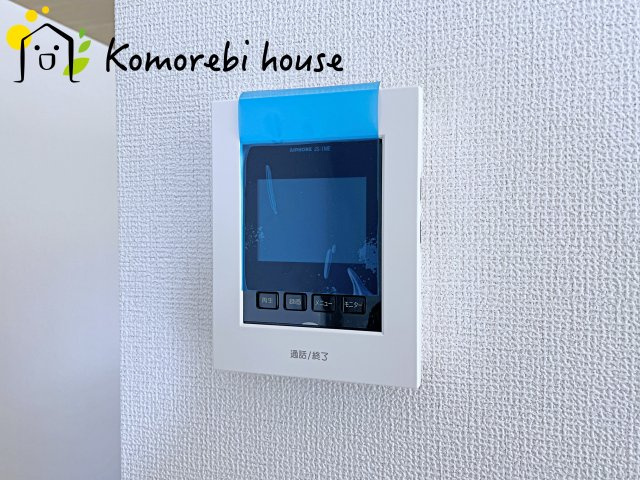 北本市下石戸下　5期　新築一戸建て　グラファーレ　02の防犯設備|モニター付インターホンです