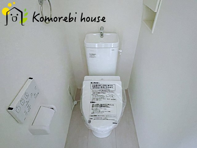 北本市下石戸下　5期　新築一戸建て　グラファーレ　02のトイレ|清潔感のあるトイレです