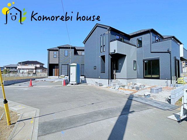 北本市下石戸下　5期　新築一戸建て　グラファーレ　02の前面道路含む現地写真|撮影：'26/01/19