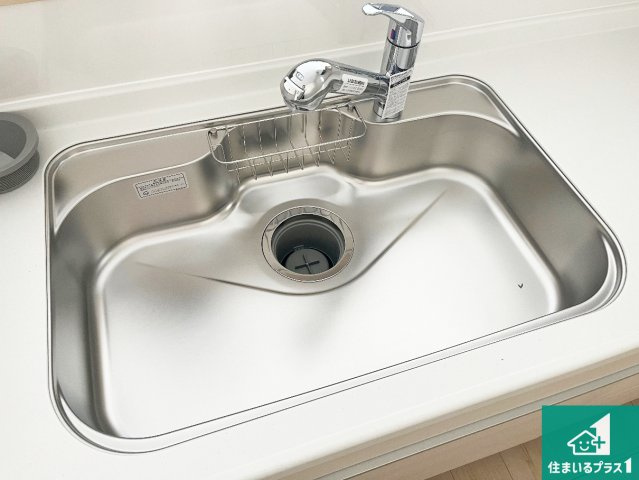 姫路市飾磨区堀川町　第1期　新築一戸建ての設備|広々としたシンクで食器洗いも楽々！