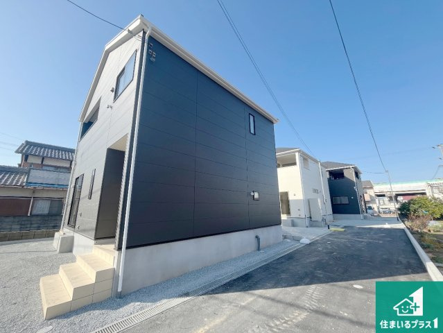 姫路市飾磨区堀川町　第1期　新築一戸建ての外観|安心の10年保証！外観を美しく保ち、雨水で汚れを落とします！気になることがありましたら、お気軽にお問い合わせください！