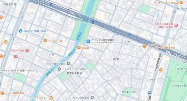 姫路市飾磨区堀川町　第1期　新築一戸建ての地図