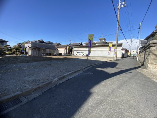 グラッド・タウンニュー三箇5丁目（建築条件付き土地）の前面道路含む現地写真|前面道路含む現地写真です