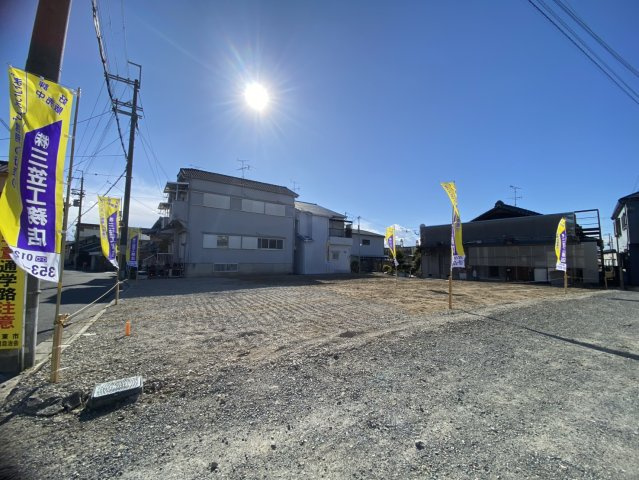 グラッド・タウンニュー三箇5丁目（建築条件付き土地）の外観|広大な敷地×フリープランで、私のこだわりも全部入る。
間取りはフリープラン対応です。お客様のご要望の間取りを形にします
※掲載の間取りはほんの一例です