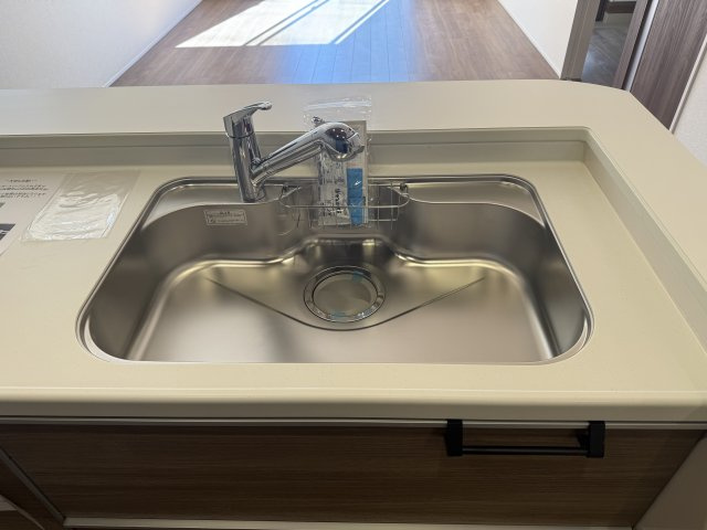 川越市笠幡　新築一戸建て　3号棟のキッチン|キッチンでお料理をお楽しみください