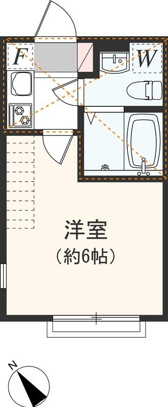 アザーレ・パッシオ生田8の間取り