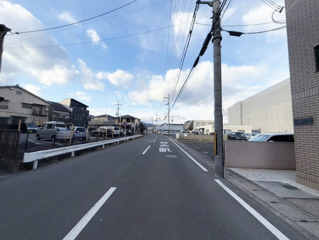 田園ハイツの外観|京都府道123号水垂上桂線沿いです（2026年1月現在）