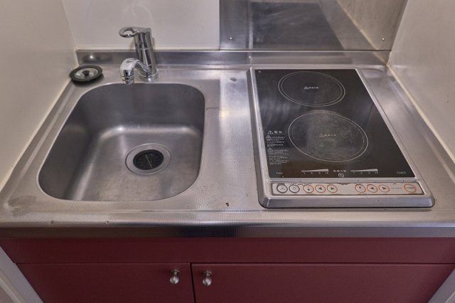 静岡市清水区駒越中２丁目のアパートのキッチン|使いやすいキッチンです