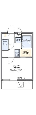 静岡市駿河区中野新田の賃貸マンションの間取り
