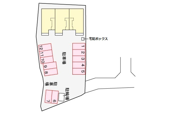 カーサ　モレラの区画図|高崎、前橋のお部屋探しはエンドスケープまで！お客様の理想お聞かせ下さい♪