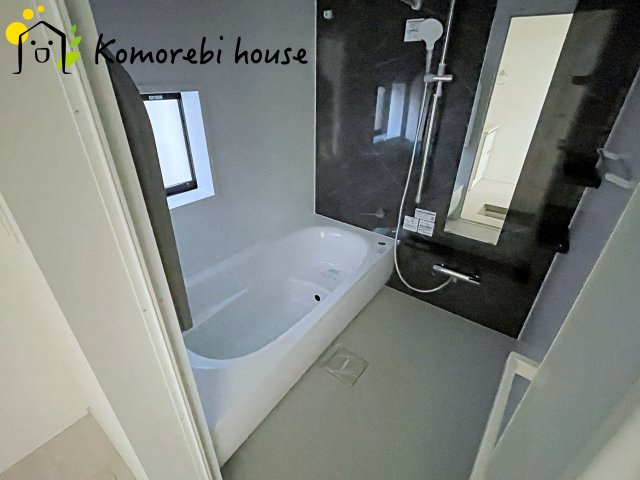 北本市下石戸下　5期　新築一戸建て　グラファーレ　03の浴室|3/19撮影済み