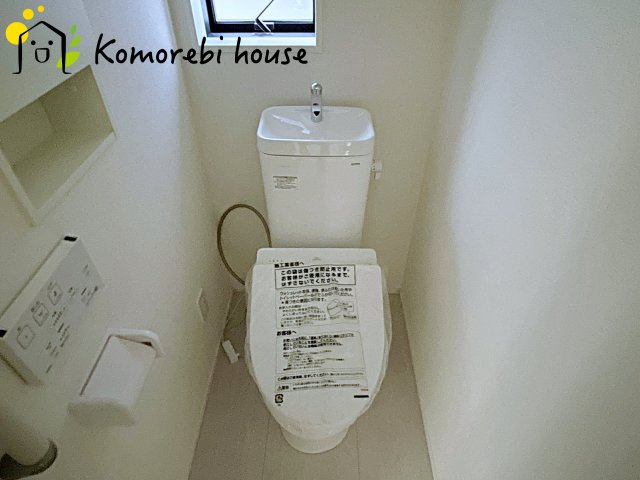 北本市下石戸下　5期　新築一戸建て　グラファーレ　03のトイレ|3/19撮影済み