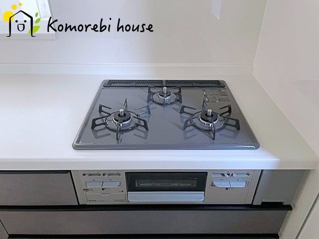 北本市下石戸下　5期　新築一戸建て　グラファーレ　03のキッチン|3/19撮影済み