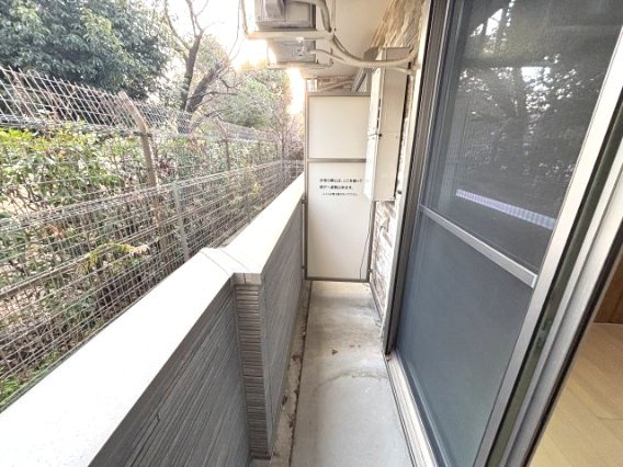 アビタ青木パークサイドのバルコニー