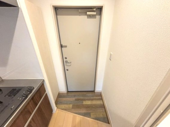 アビタ青木パークサイドの玄関